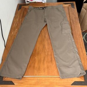 Prana Men's Tan Cargo Pants Size 36x32